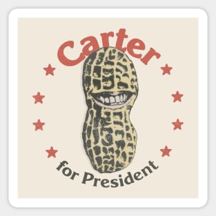 CARTER FOR PRESIDENT - VINTAGE ELECTION SHIRT Sticker